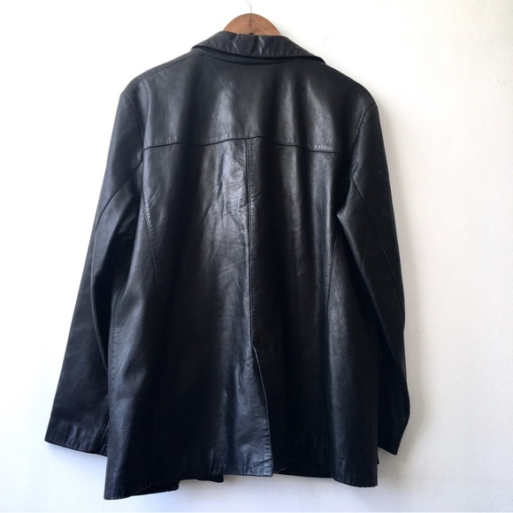 VERA PELLE authentic Italian leather women’s jacket. Size 48. Black. - Picture 4 of 16